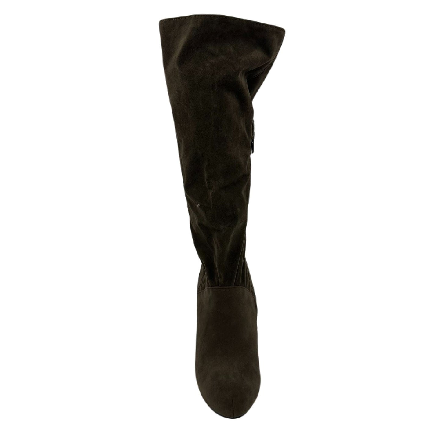 Forever 21 Taupe Dark Brown Knee High Womens Heel Stiletto Casual Boots