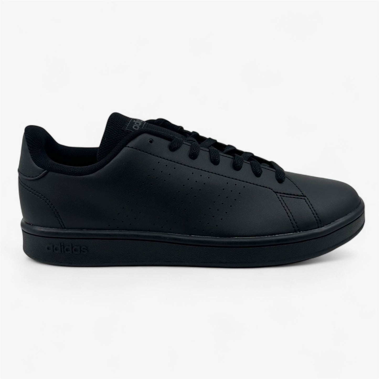 Adidas Advantage Base Triple Black Mens Athletic Sneaker
