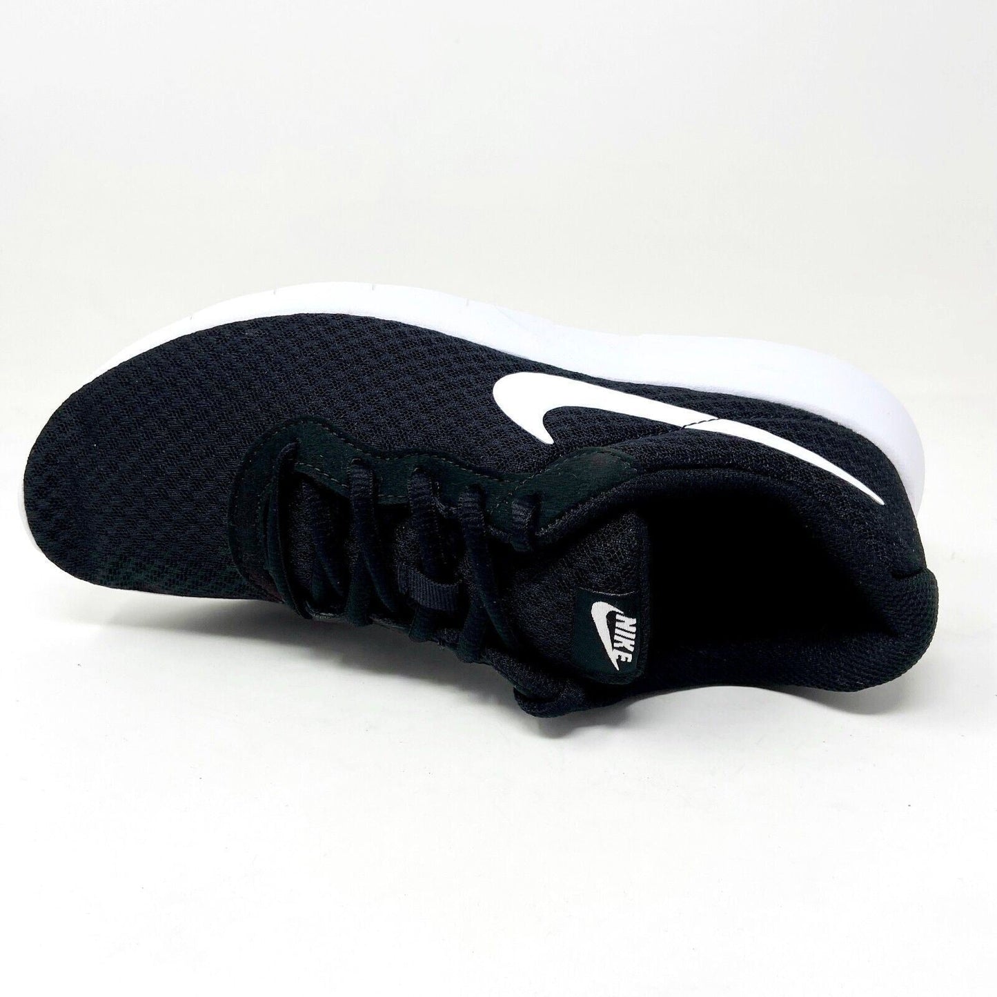 Nike Tanjun Black White GS Grade School Kids Running Shoes 818381 011