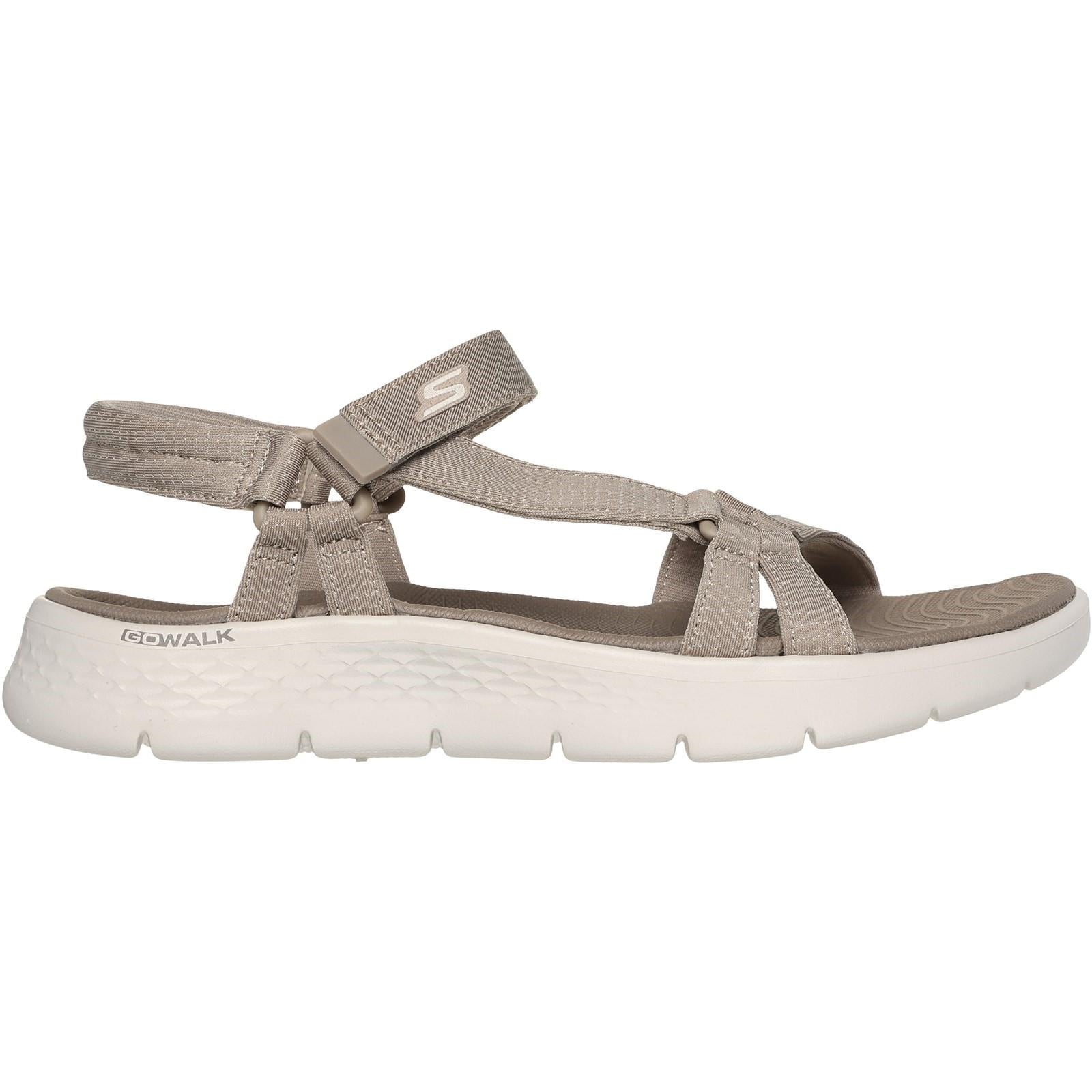 Women's Wide Fit Skechers 141451 Go Walk Flex Sublime Sandals