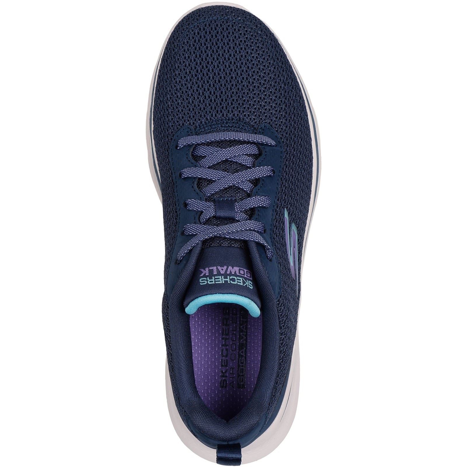 Women's Wide Fit Skechers 125263 Go Walk 7 Kaylor Trainers