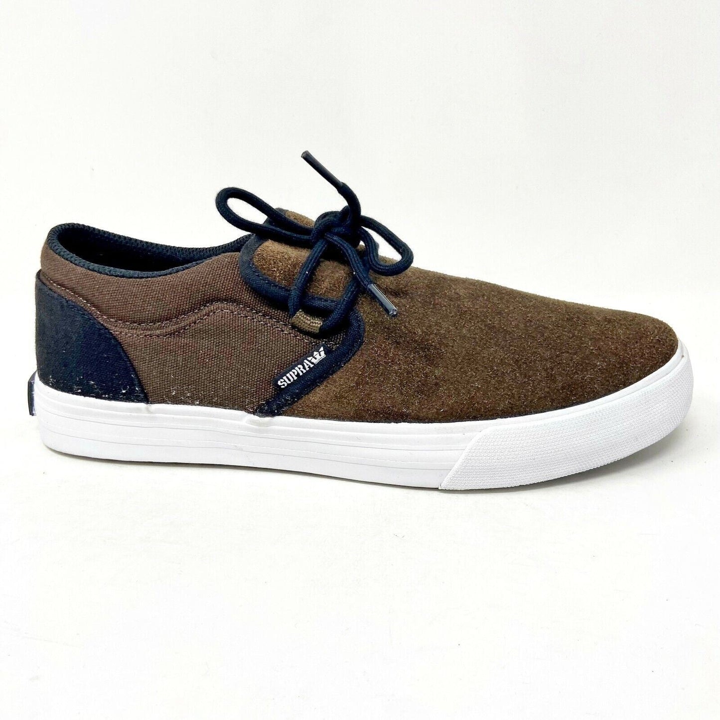 Supra Cuba Demitasse Black White Mens Size 8 Skateboard Sneakers 08108 275