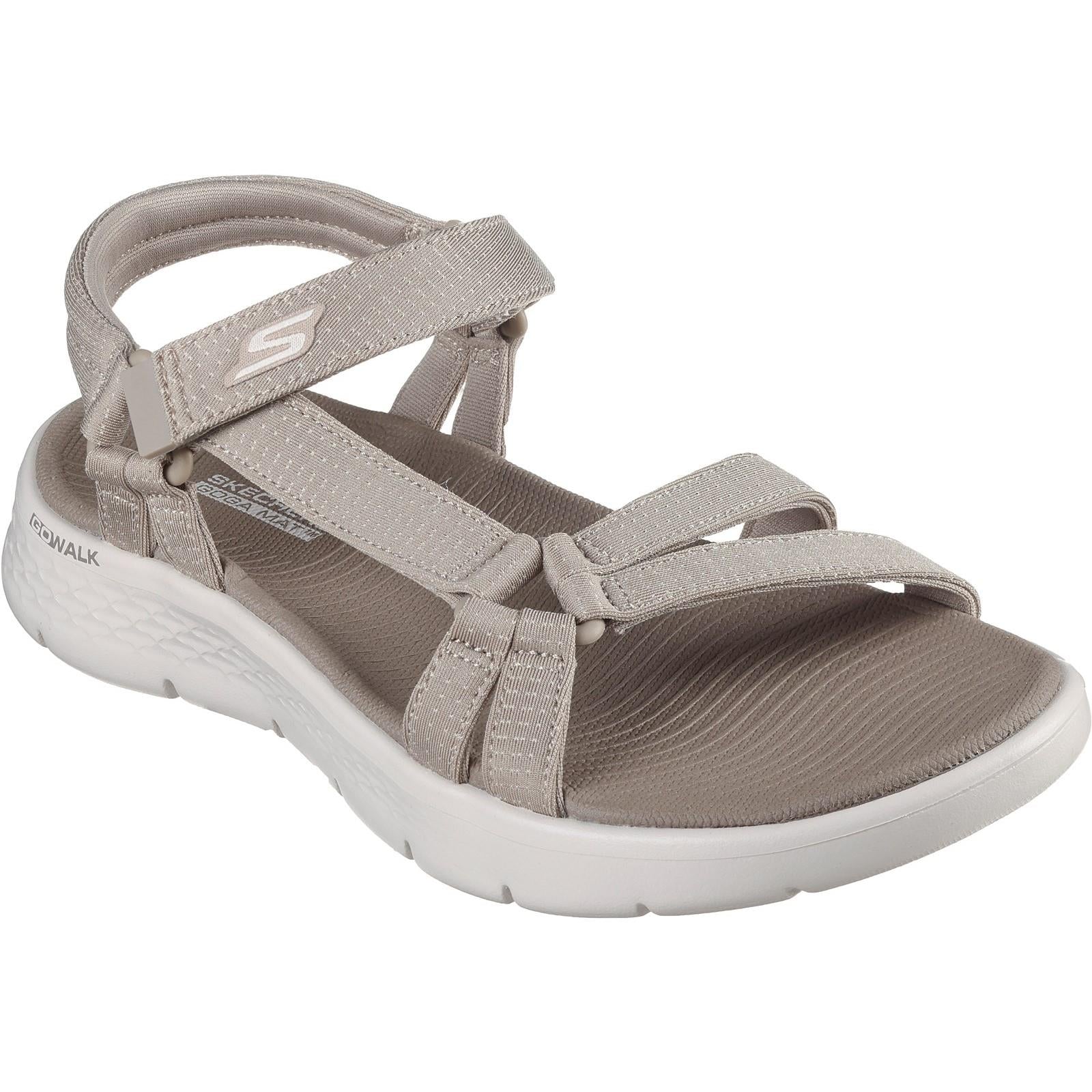 Women's Wide Fit Skechers 141451 Go Walk Flex Sublime Sandals