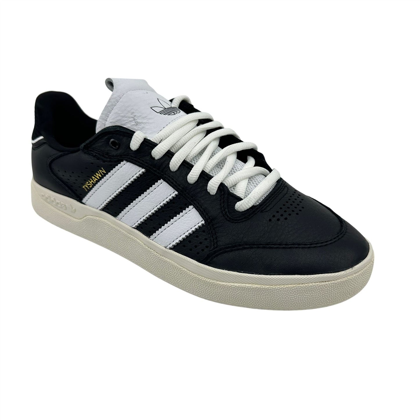 Adidas Tyshawn Low Black Cloud White Mens Athletic Sneaker