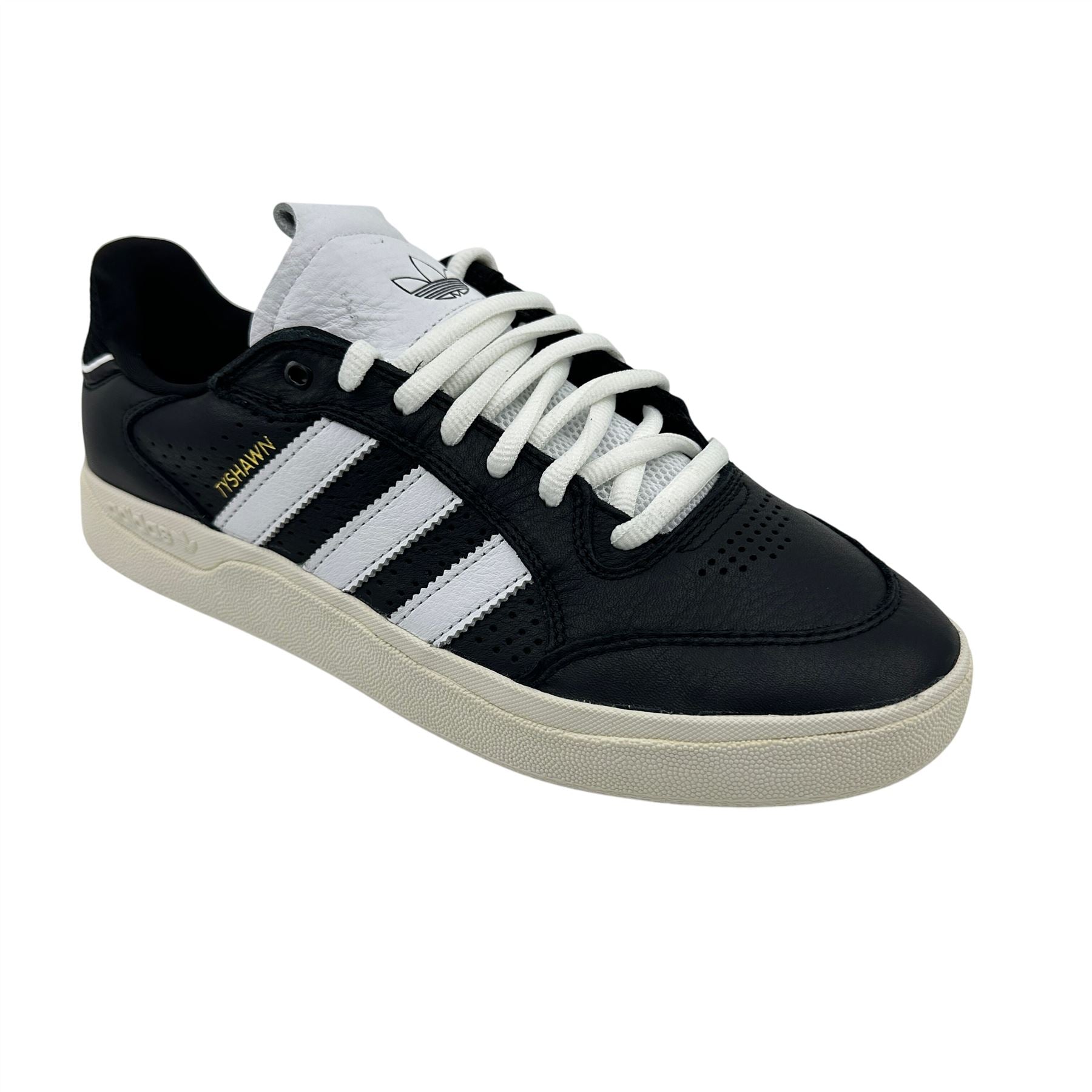 Adidas Tyshawn Low Black Cloud White Mens Athletic Sneaker