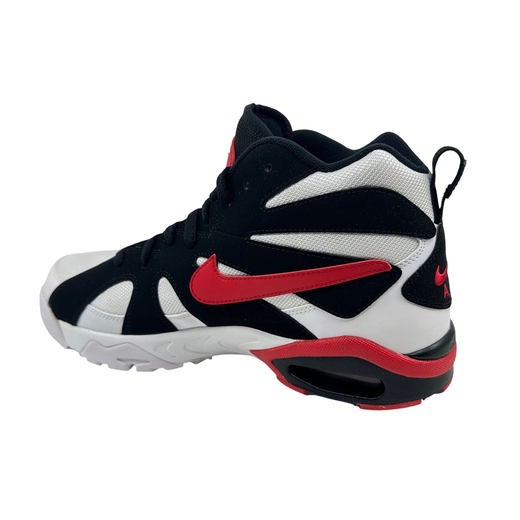 Nike Air Diamond Fury '96 White University Red Black Mens Athletic Sneaker