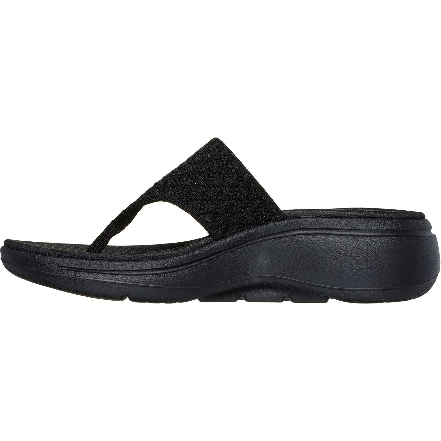 Women's Wide Fit Skechers 140803 Go Walk Arch Fit Sandals