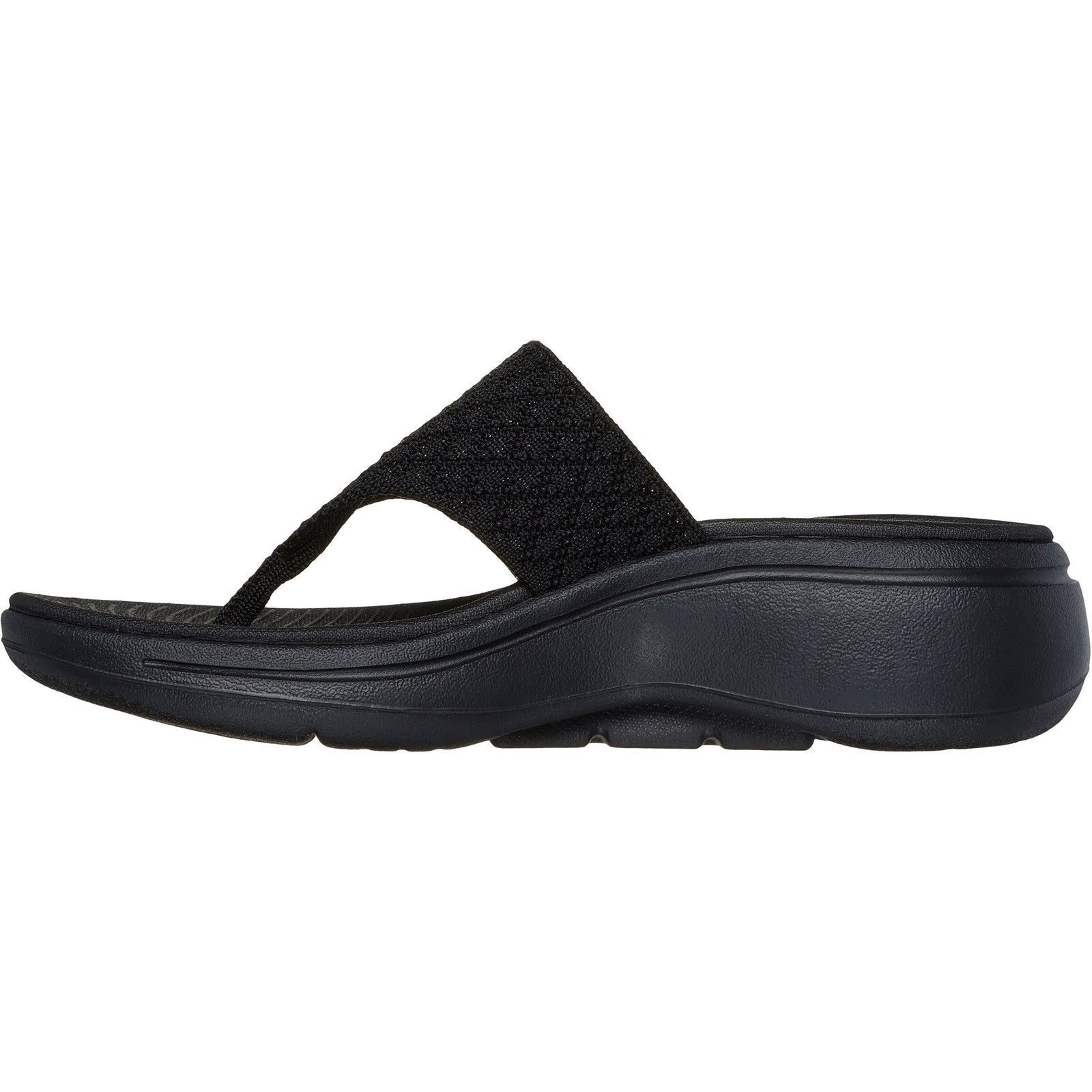 Women's Wide Fit Skechers 140803 Go Walk Arch Fit Sandals