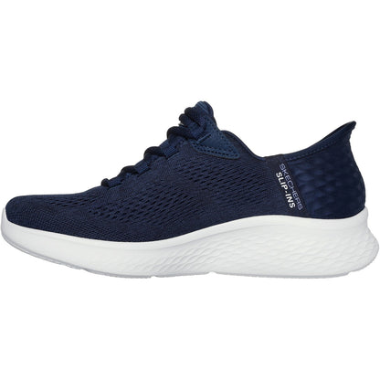 Women's Wide Fit Skechers 150012 Slip-ins Skech Lite Pro Natural Trainers